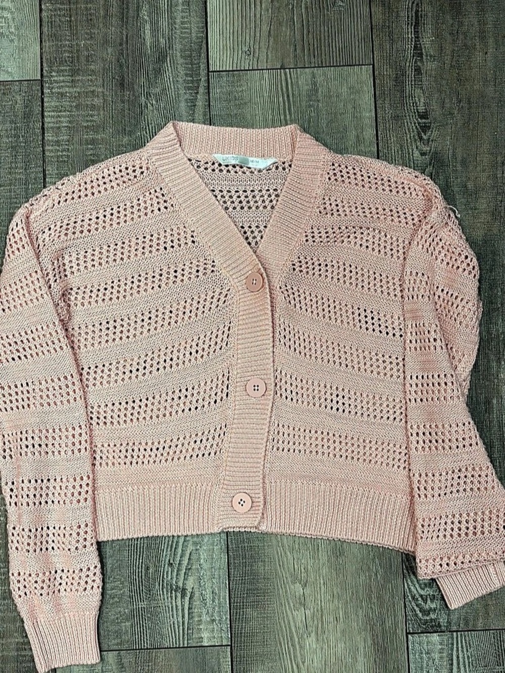 UKids Open Knit Sweater cardigan kids MD